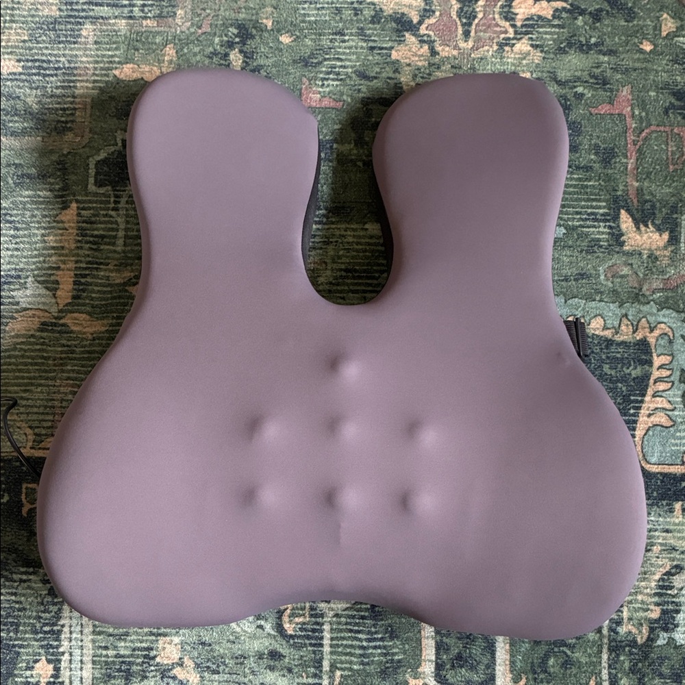 Ergonomic Memory Foam Seat Cushion in Mauve